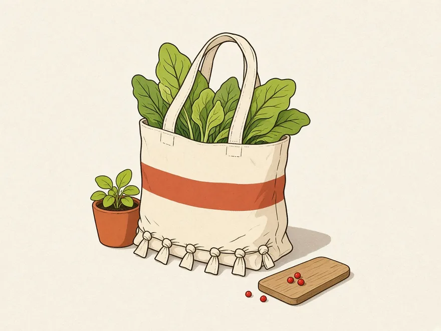 Ilustração do projeto Sacola ecológica de camiseta sem costura