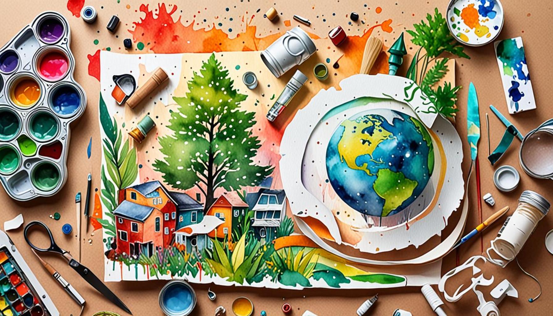 Transforming Recyclable Materials into Art: Sustainable DIY Projects for the Home