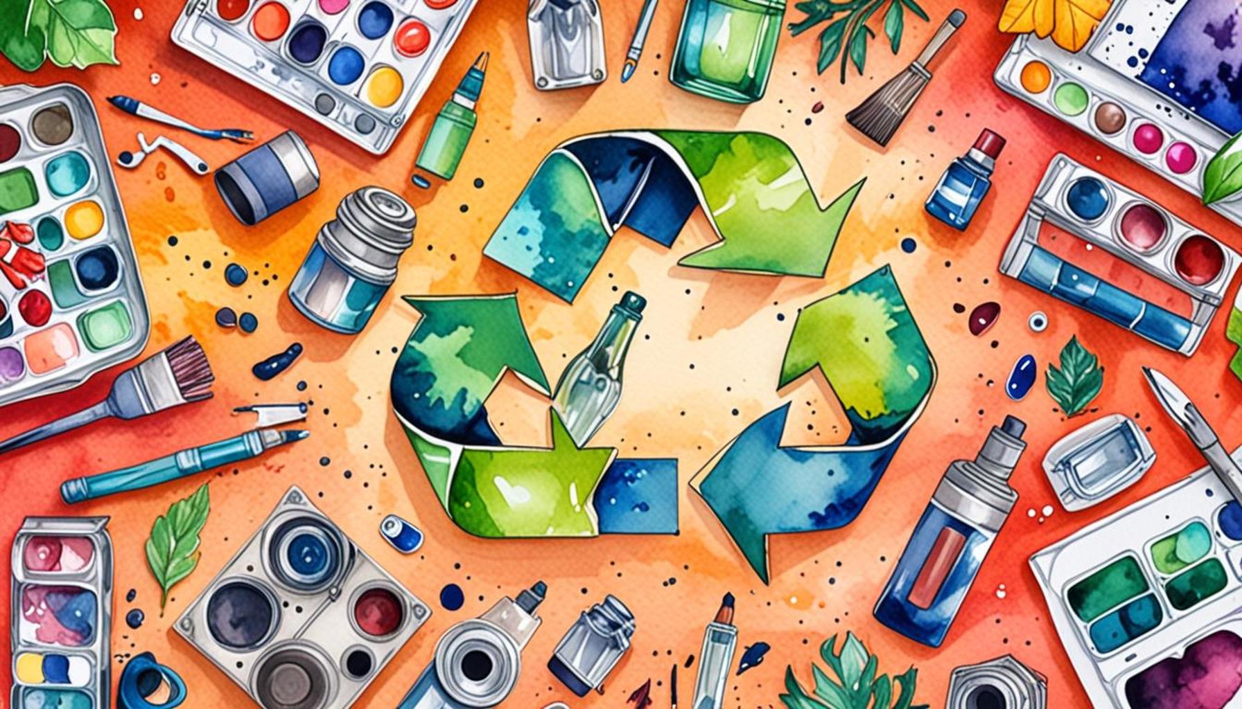 Transform Recycled Materials into Art DIY Sustainable Projects Guide